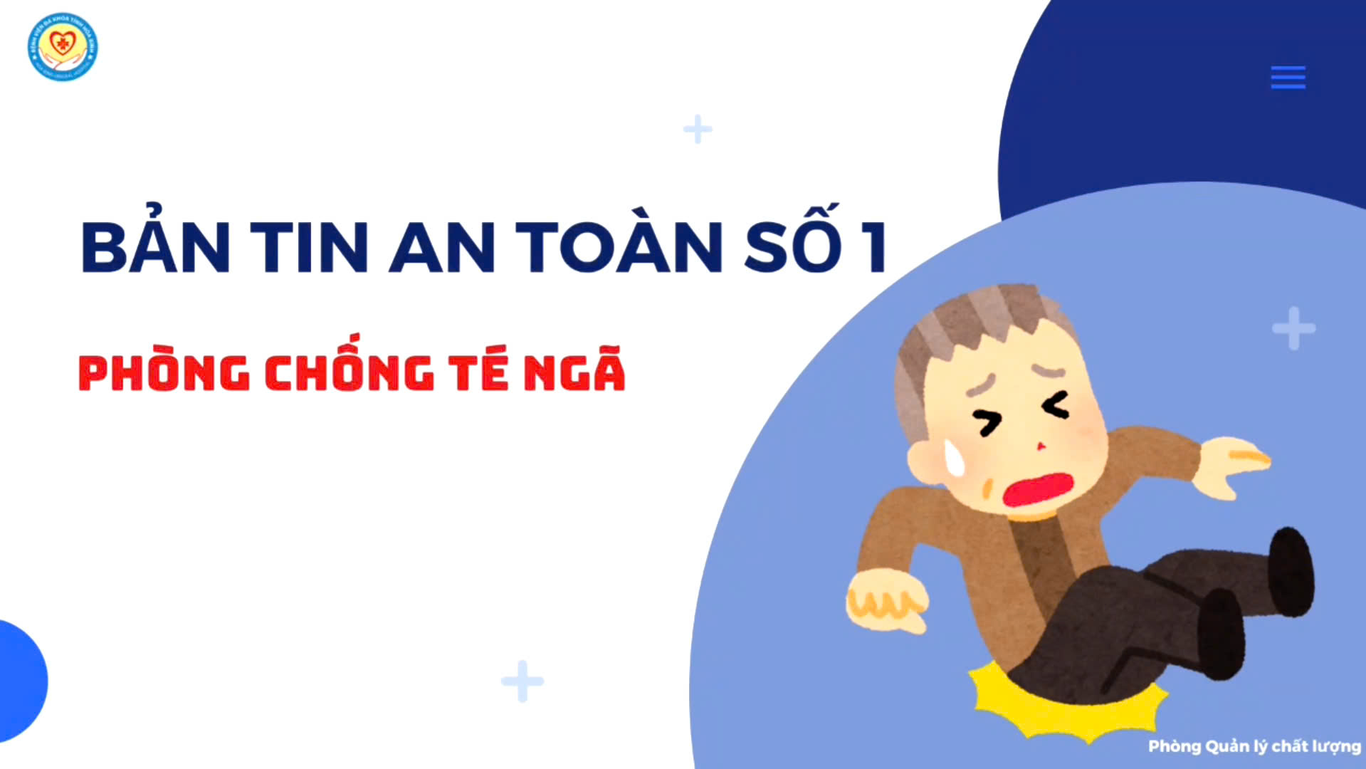 Bản tin an toàn số 1: Phòng chống té ngã