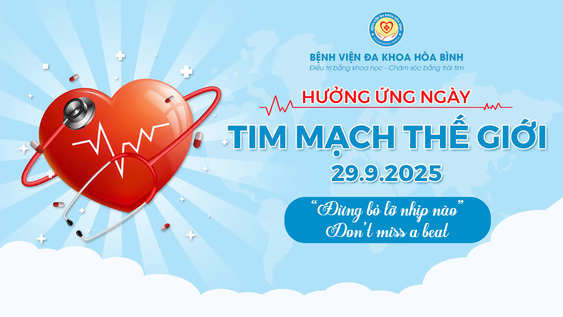  Hưởng ứng ngày Tim mạch thế giới - Chủ đề: 