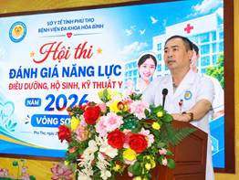  Tổ chức thành công vòng sơ loại hội thi đánh giá năng lực điều dưỡng, hộ sinh, kỹ thuật y Bệnh viện Đa khoa Hòa Bình năm 2026